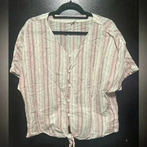 Beach Lunch Lounge Size Medium Lightweight Summer Blouse Beach Blouse